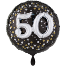 XXL 3D Folienballon Sparkling 50 Happy Birthday